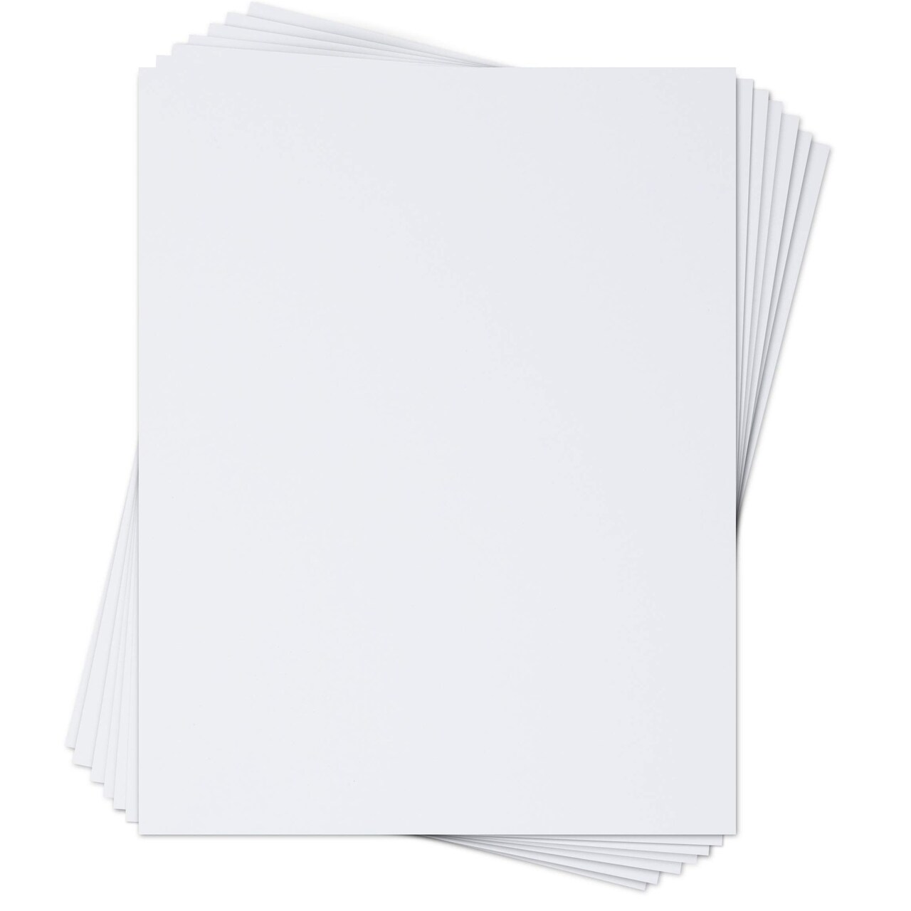 White Picture Backing Board, Uncut Photo Mat (11 x 14 in, 12 Pack)
